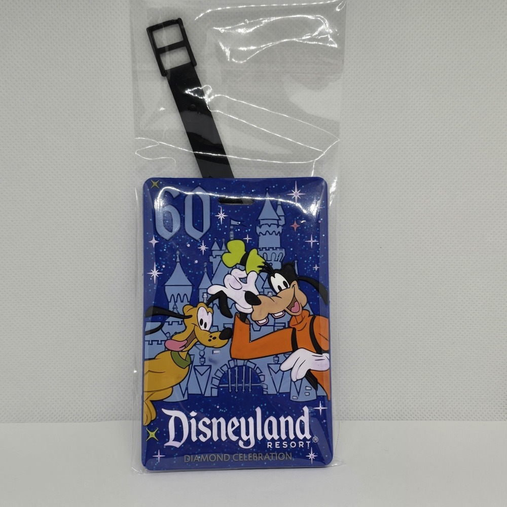 Disneyland Resort 60th Anniversary Luggage Tag  Disney